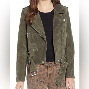 NWT BLANKNYC Suede Moto Jacket